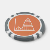 Het wordt toegevoegd in koraal poker chips (Enkel)