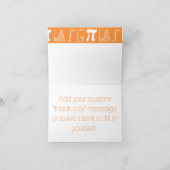 Het wordt toegevoegd in Oranje Dank u Kaart (Binnen)