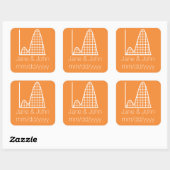Het wordt toegevoegd in Oranje sticker (Vel)