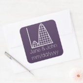 Het wordt toegevoegd in Paarse sticker (Envelop)