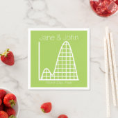 Het wordt toegevoegd in Peridot Napkins Servetten (Insitu)
