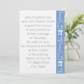 Het wordt toegevoegd in Periwinkle Wedding Invitat Kaart (Staand voorkant)