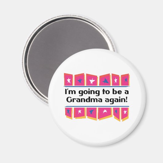 Het wordt weer een oma! magneet (Voorkant / Achterkant)