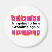 Het wordt weer een oma! magneet (Voorkant)