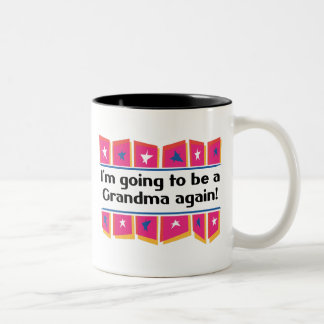 Het wordt weer een oma! tweekleurige koffiemok