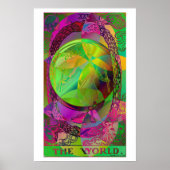 Het World Tarot Kaart Psychedelic Poster (Voorkant)