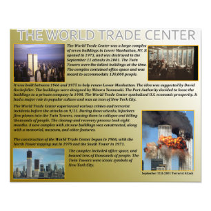 Het World Trade Center Foto Afdruk