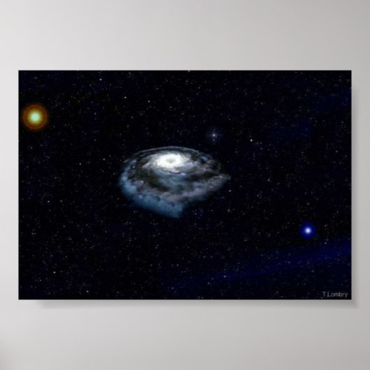 Het wormgat poster (Voorkant)