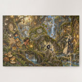 Het Worteluur bos Legpuzzel (Horizontaal)