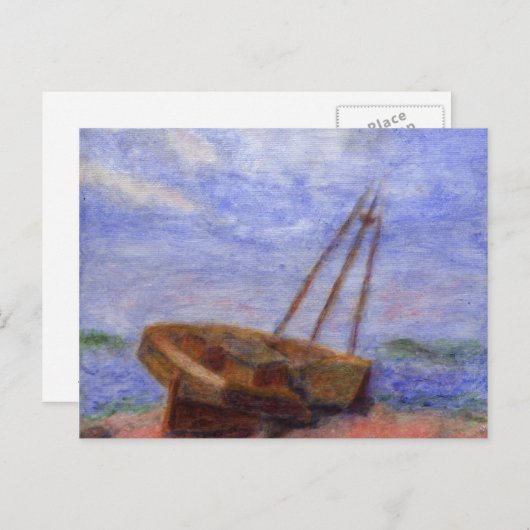 Het wrak, Briefkaart (Voorkant / Achterkant)