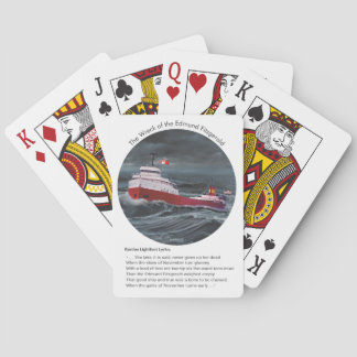 HET WRAK VAN DE EDMUND FITZGERALD POKERKAARTEN