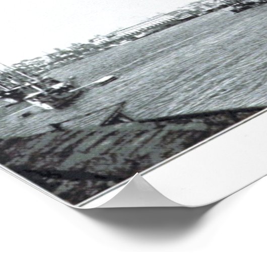 Het Wrak van USS Maine Poster (Hoek)