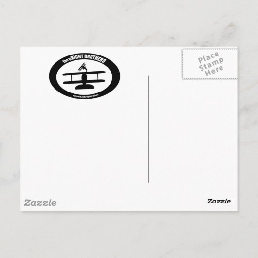 het wRIGHT BROTHERS-briefkaart Briefkaart (Achterkant)