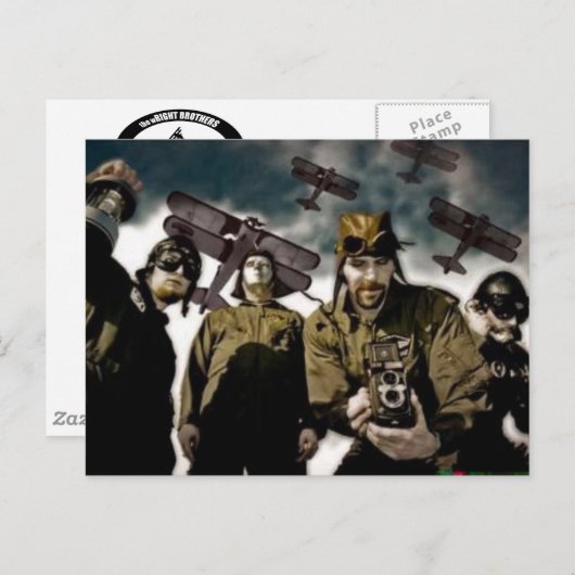 het wRIGHT BROTHERS-briefkaart Briefkaart (Voorkant / Achterkant)