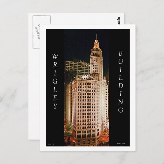 Het Wrigley Building II Briefkaart (Voorkant / Achterkant)