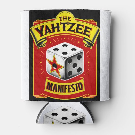 Het Yahtzee Manifest Koelbox Blikjeskoeler (Voorkant)