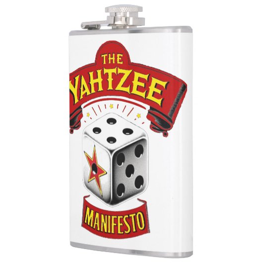 Het Yahtzee Manifest Kolf Heupfles (Links)