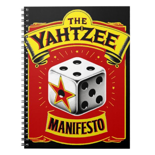 Het Yahtzee Manifest Notitieboek (Voorkant)