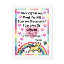 Het Yellow Labrador Trotting Memorial Briefkaart