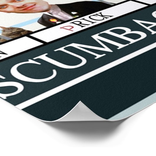 Het Young Ones Scumbag College Poster (Hoek)