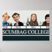 Het Young Ones Scumbag College Poster (Voorkant)