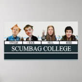 Het Young Ones Scumbag College Poster (Voorkant)