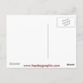 Het zaad uit de ruimte! briefkaart (Achterkant)