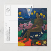 Het zaad van de Areoi Fine Art Gauguin Briefkaart (Voorkant / Achterkant)