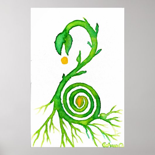 het zaad van een nieuw leven poster (Voorkant)