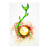 Het zaaddoek van het poster van het leven druk (Voorkant)