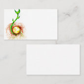 Het zaadje van het poster van het levenscanvas dru visitekaartje (Voorkant / Achterkant)