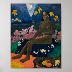 Het zaaigoed van de Areoi door Gauguin - Poster
