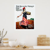 Het zaaigoed van de overwinning verzinnen (terugge poster (Keuken)