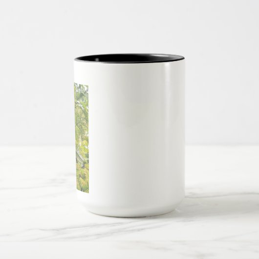 Het zachte overwint het harde mok (Midden)