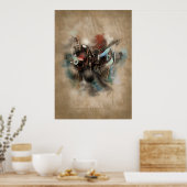 Het zadels - Poster (Keuken)