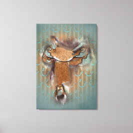 Het zadeltje III - Kouddoek Canvas Afdruk