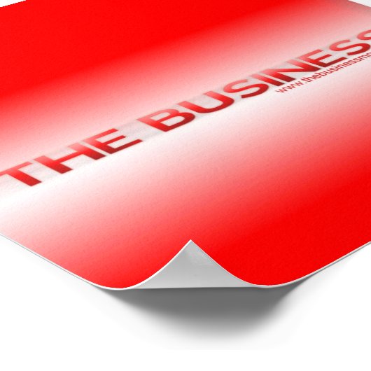 Het zakelijke Poster (Hoek)