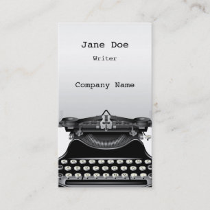 Het Zakelijke Typewriterkaartje Visitekaartje