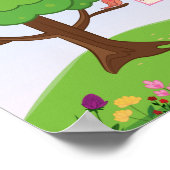 Het zal allemaal hoop zijn dat bomen bloemen bloem poster (Hoek)