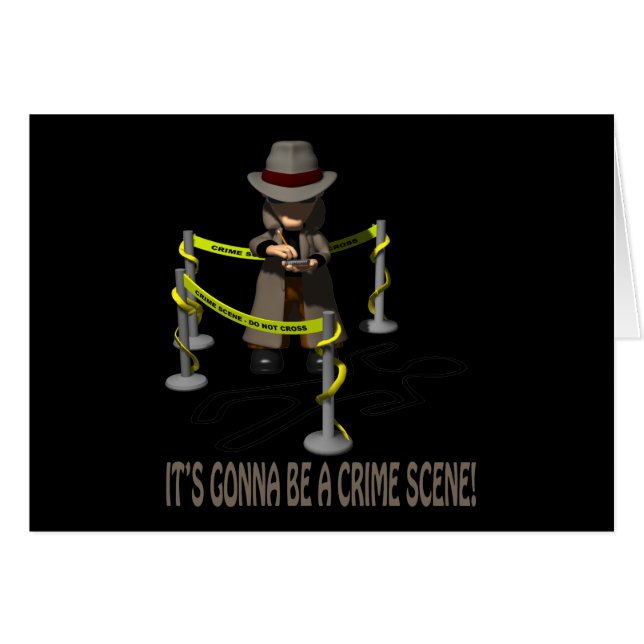 Het zal een misdaad-scène worden (Voorkant Horizontaal)