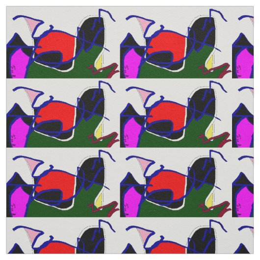 HET ZAL FABRIEK ZIJN. COLORFUL STOF (Swatch)