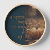 Het zal gebeuren wanneer de tijd rijp is (Voorkant)