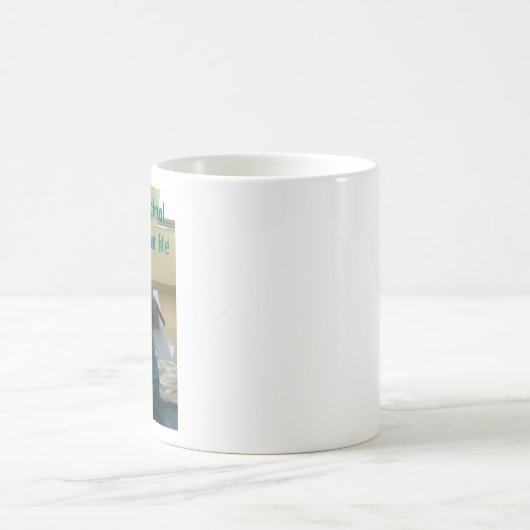 Het zal je leven veranderen koffiemok (Center)