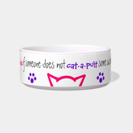 Het zal kattevrij zijn als... voerbakje