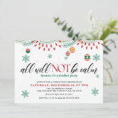 Het zal niet allemaal kalm zijn. kaart (Staand voorkant)