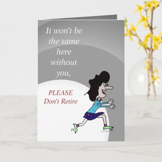 Het zal niet de Zelfde Kaart van de Pensionering (Gele Bloem)