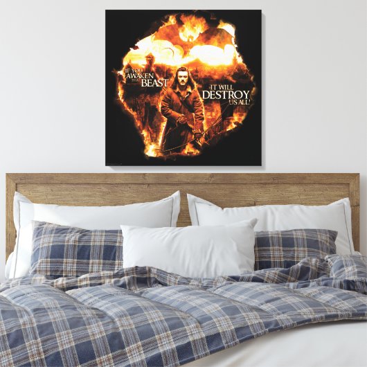 Het zal ons allemaal vernietigen! canvas afdruk (Insitu (Slaapkamer))