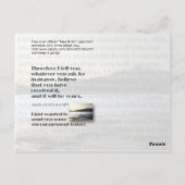 Het zal van jou zijn briefkaart (Achterkant)