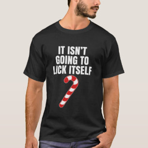 Het zal zichzelf geen grappige volwassen kerst lik t-shirt