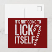 Het zal zichzelf niet aanstootgevend sarcastisch m feestdagenkaart (Voorkant / Achterkant)